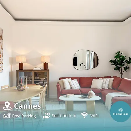 Cannes Centre - 10Mn Palais, Croisette, Plage - Cy